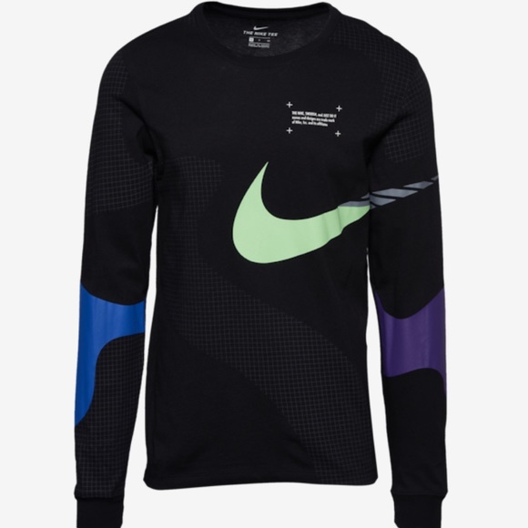 nike swoosh long sleeve tshirt